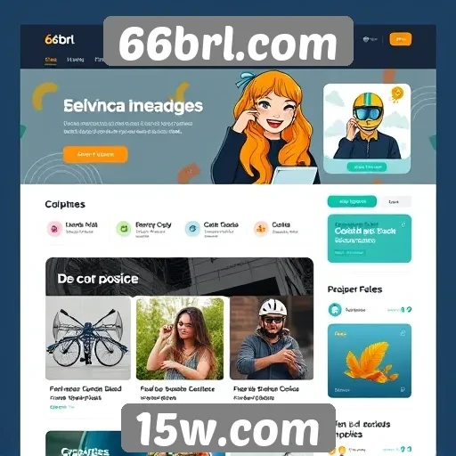 Interface do usuário do 66brl.com é intuitiva